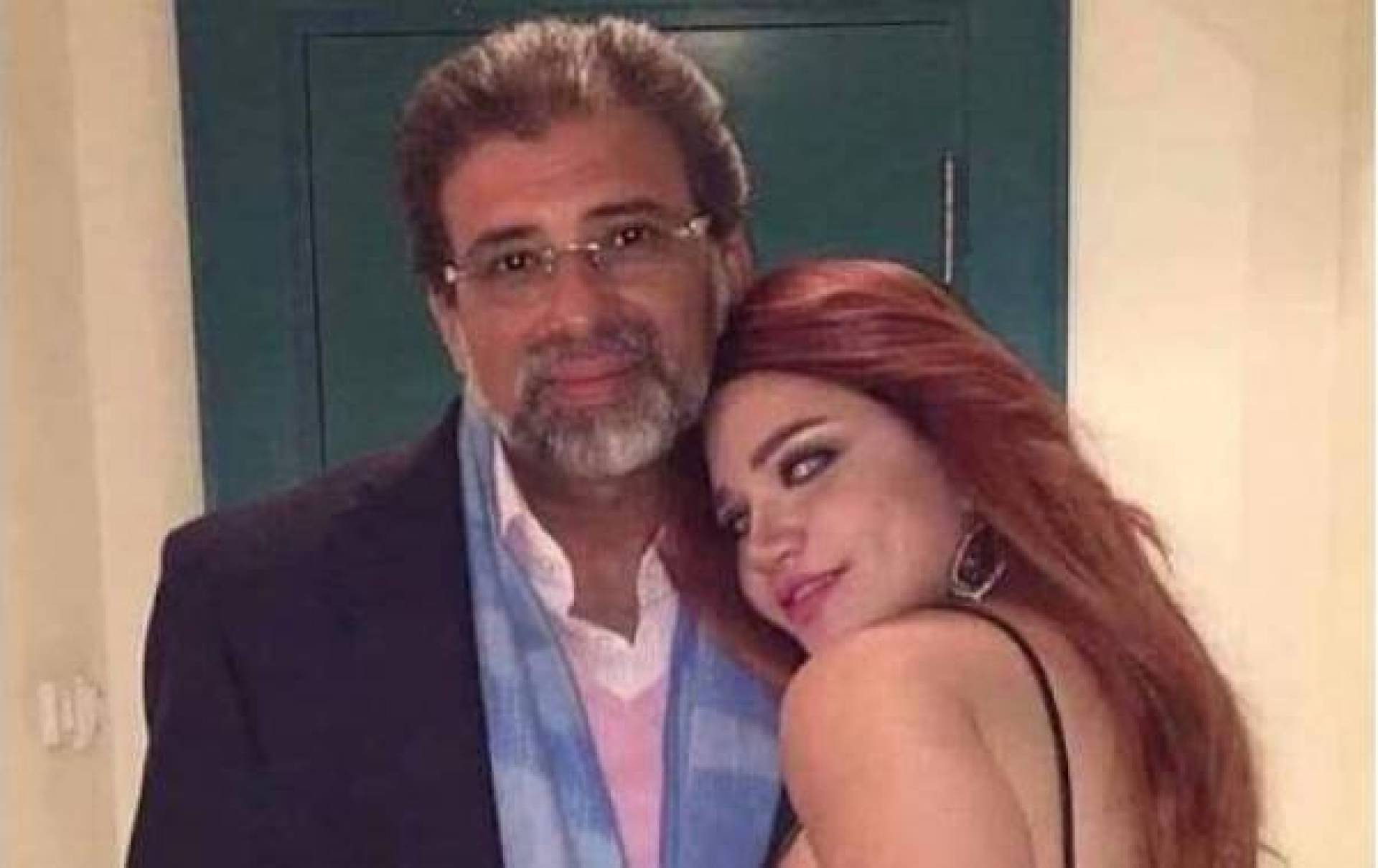 بالصور - ياسمين الخطيب تستفز خالد يوسف وزوجته.. 