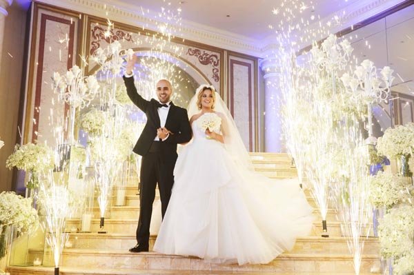 المنتج صادق الصب اح يحتفل بزفاف ابنته Laha Magazine